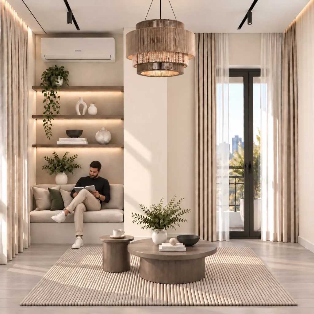 Warm living corner