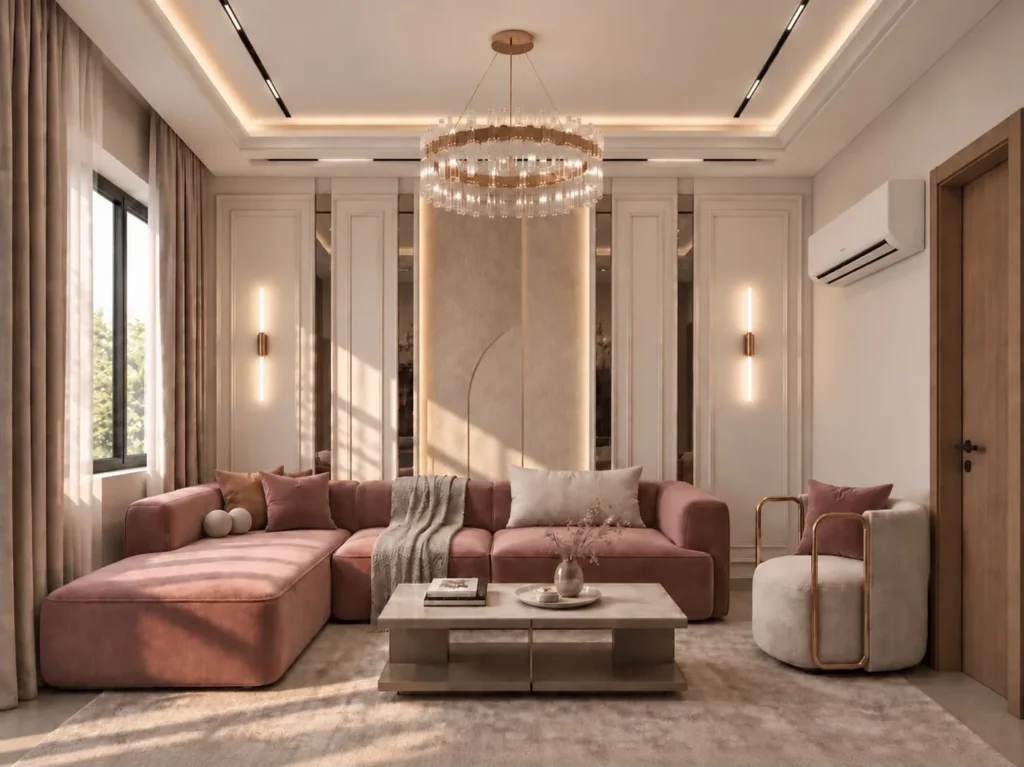 Reception room design